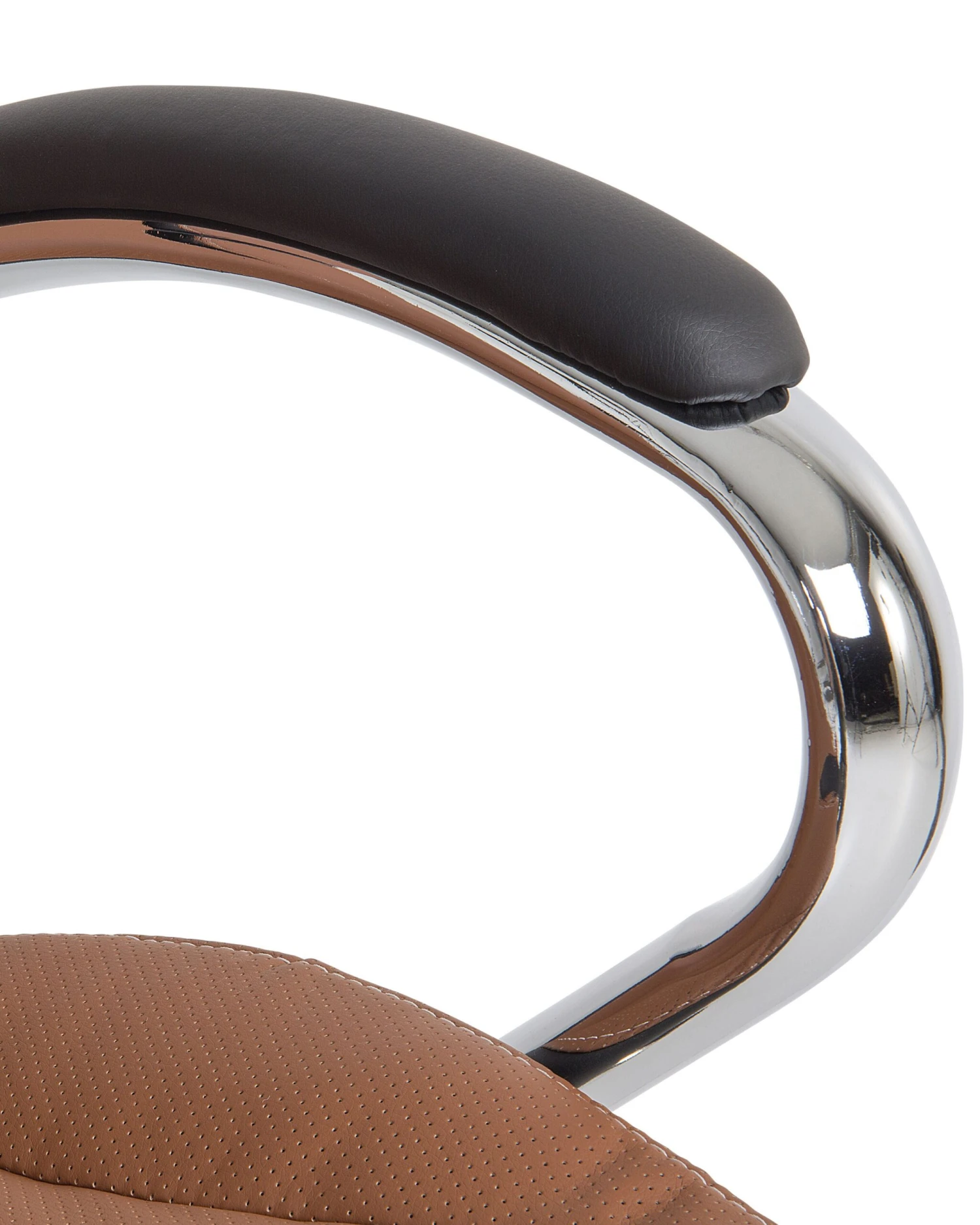 Swivel Office Chair Brown FORMULA 1 - Image 7