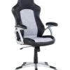Faux Leather Office Chair Grey Black EXPLORER -Cheap Furniture Store undef src sa picid 495248 type whitesh image