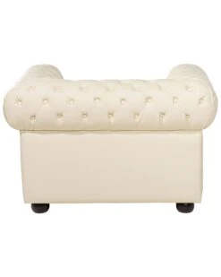 Leather Armchair Cream CHESTERFIELD -Cheap Furniture Store undef src sa picid 537614 type whitesh image