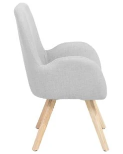 Fabric Armchair Grey BJARN -Cheap Furniture Store undef src sa picid 546882 type whitesh image