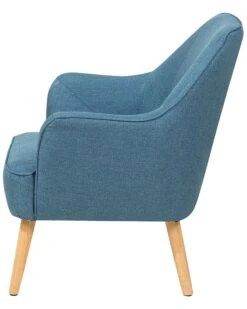 Fabric Armchair Teal Blue LOKEN -Cheap Furniture Store undef src sa picid 548904 type whitesh image