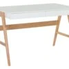 2 Drawer Home Office Desk 120 X 70 Cm White SHESLAY