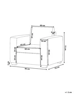 Leather Armchair White HELSINKI -Cheap Furniture Store undef src sa picid 674276 type whitesh image