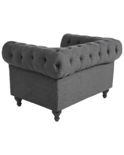 Fabric Armchair Grey CHESTERFIELD -Cheap Furniture Store undef src sa picid 675660 type whitesh image