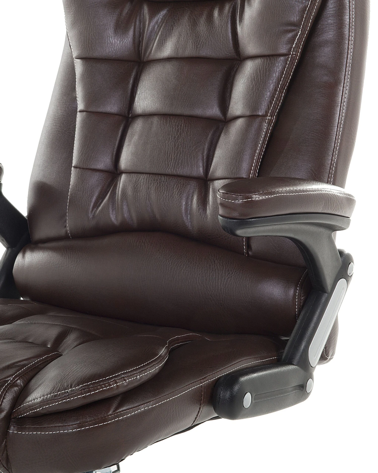 Faux Leather Executive Chair Brown ROYAL - Image 6