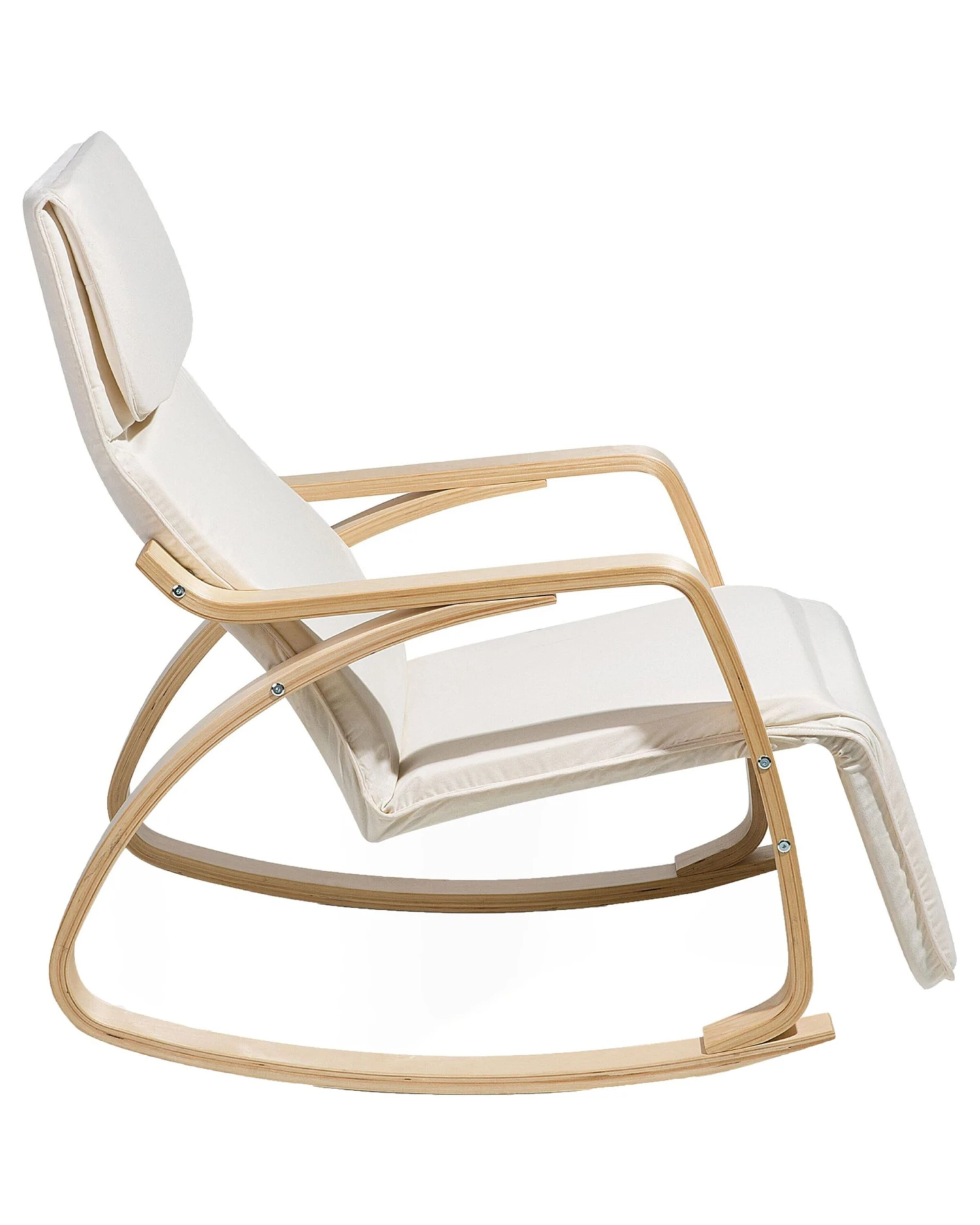 Rocking Chair Beige WESTON - Image 5