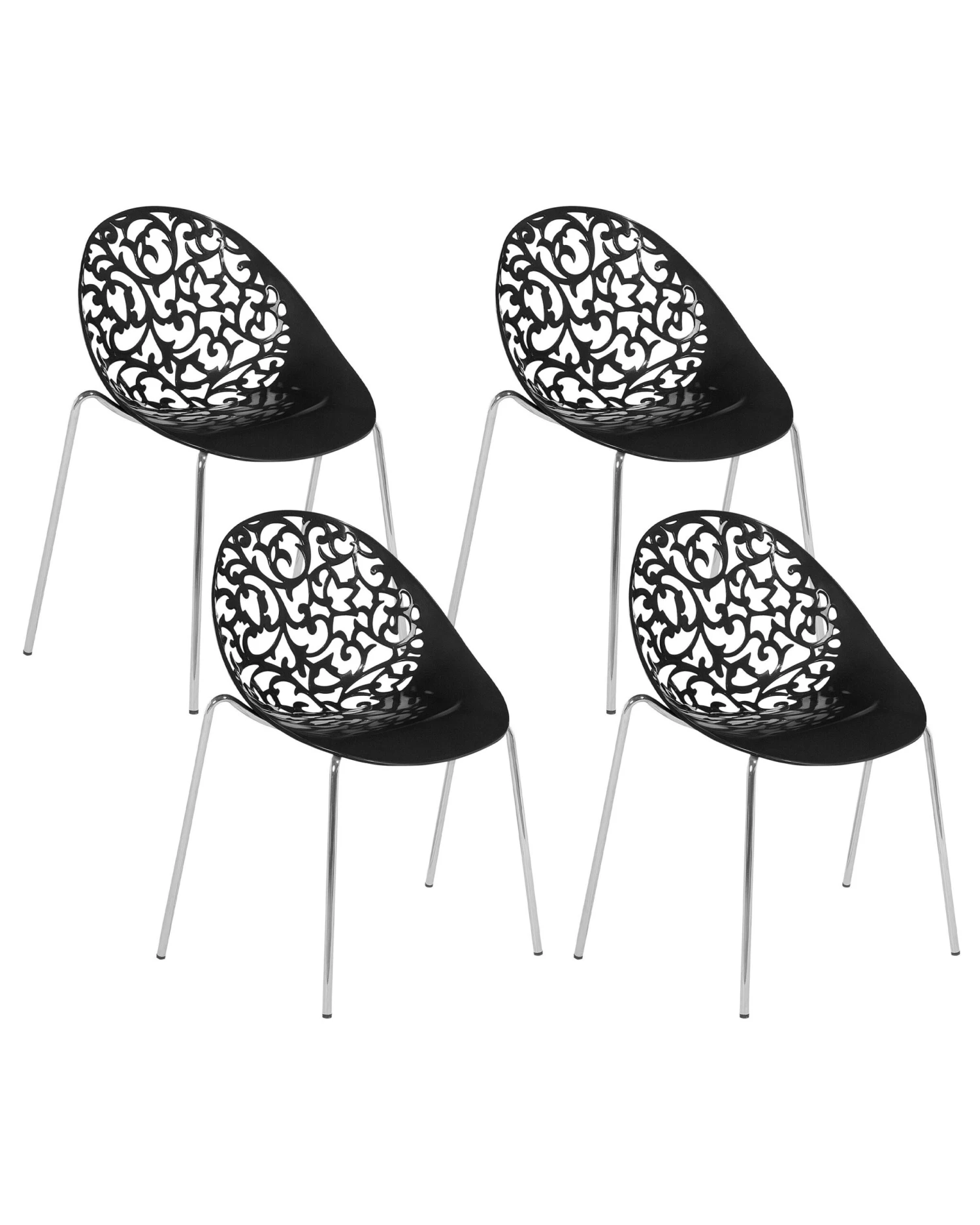 Modern Black Dining Chair (Set Of 4) MUMFORD