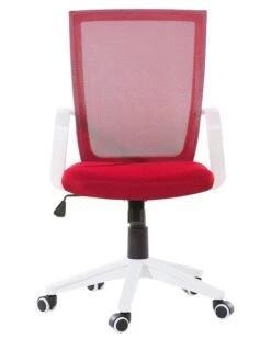 Swivel Desk Chair Red RELIEF -Cheap Furniture Store undef src sa picid 680288 type whitesh image