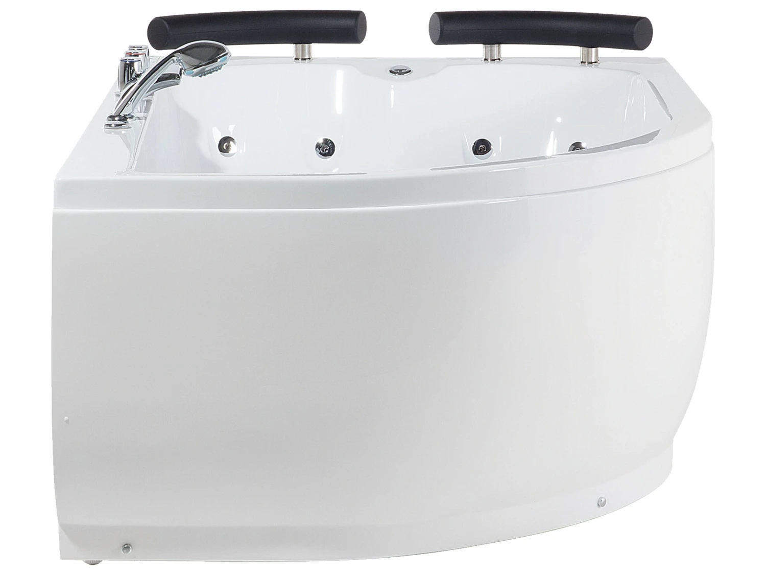 Left Hand Whirlpool Corner Bath With LED 1600 X 1130 Mm White PARADISO 9 Left Hand Whirlpool Corner Bath With LED 1600 X 1130 Mm White PARADISO - Image 7
