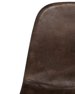 Set Of 2 Faux Leather Dining Chairs Brown BRUCE -Cheap Furniture Store undef src sa picid 682205 type whitesh image