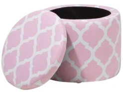 Storage Footstool Pink And White TUNICA 12 Storage Footstool Pink And White TUNICA -Cheap Furniture Store undef src sa picid 685037 type whitesh image