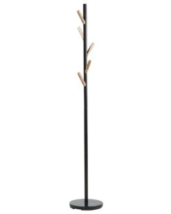 Coat Stand Steel Black ALBIN