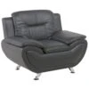 Faux Leather Armchair Grey LEIRA -Cheap Furniture Store undef src sa picid 687303 type whitesh image