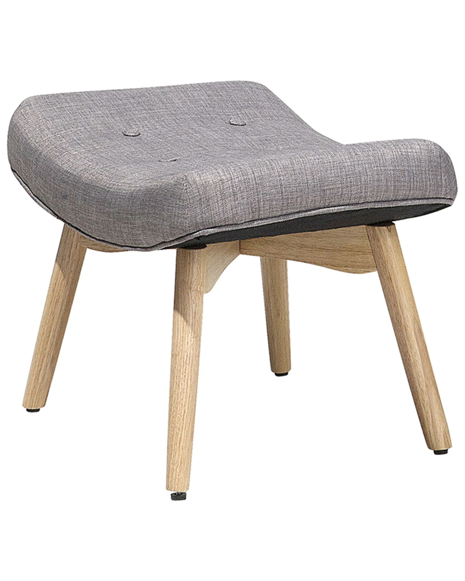 Wingback Chair With Footstool Light Grey VEJLE 9 Wingback Chair With Footstool Light Grey VEJLE - Image 7