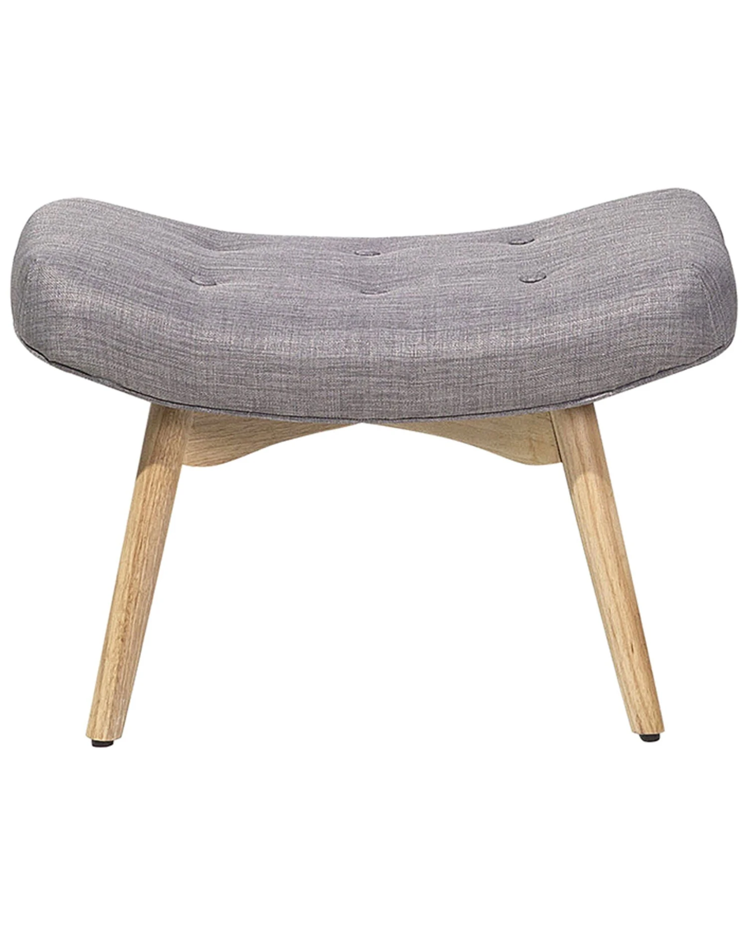 Wingback Chair With Footstool Light Grey VEJLE 10 Wingback Chair With Footstool Light Grey VEJLE - Image 8