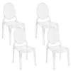 Set Of 4 Dining Chair Transparent MERTON -Cheap Furniture Store undef src sa picid 690271 type whitesh image