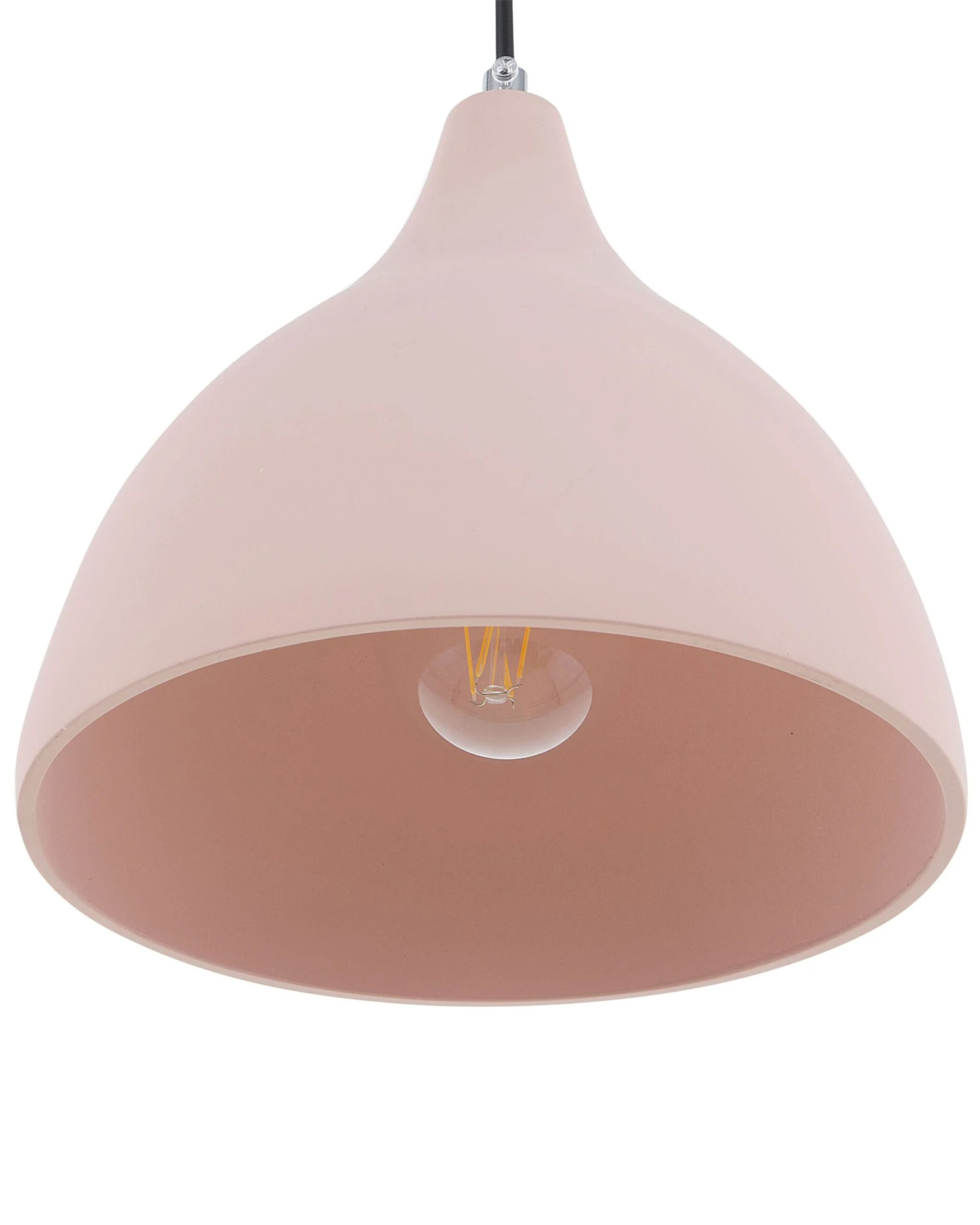 Concrete Pendant Lamp Pink LAMBRO - Image 5