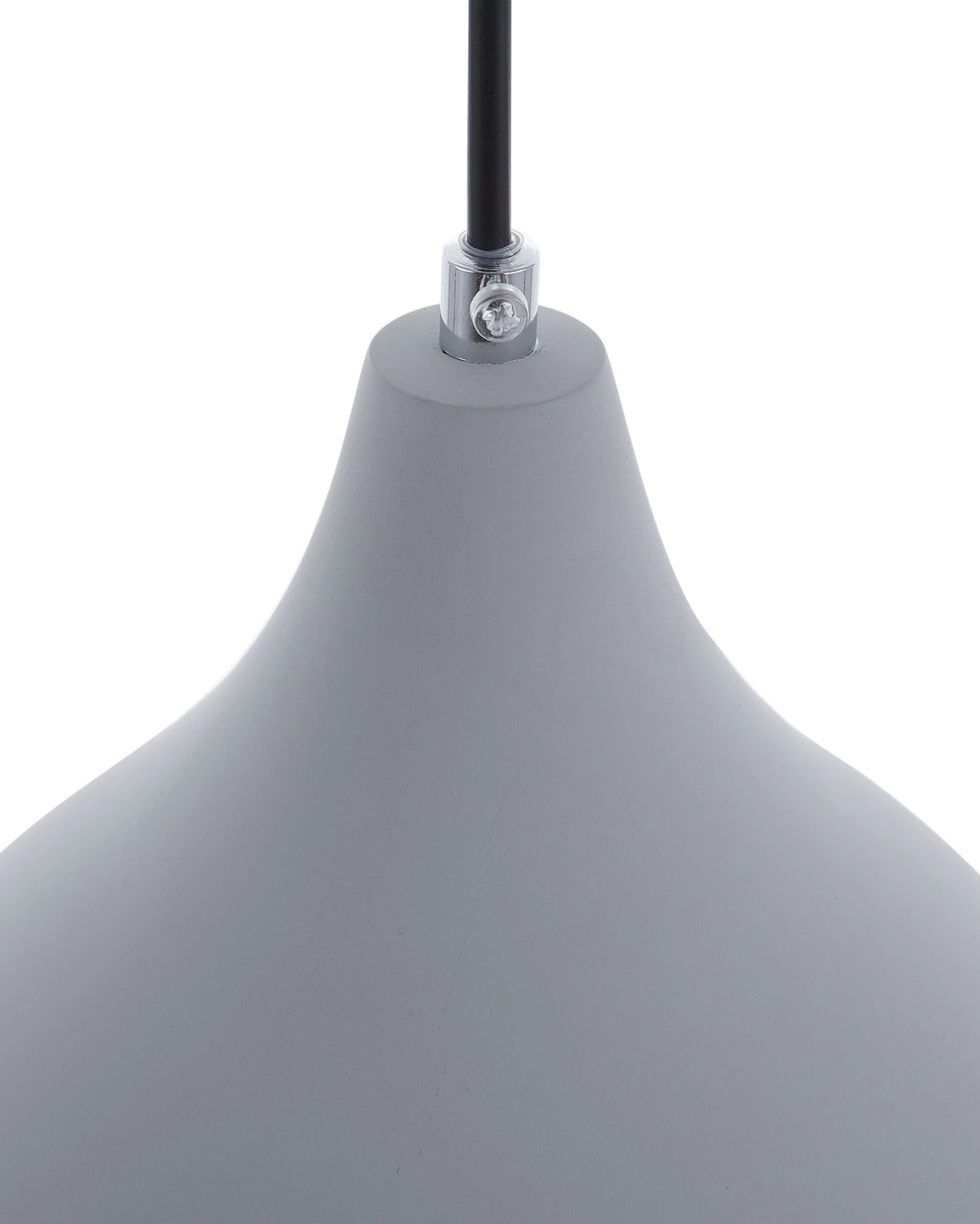 Concrete Pendant Lamp Grey LAMBRO - Image 6