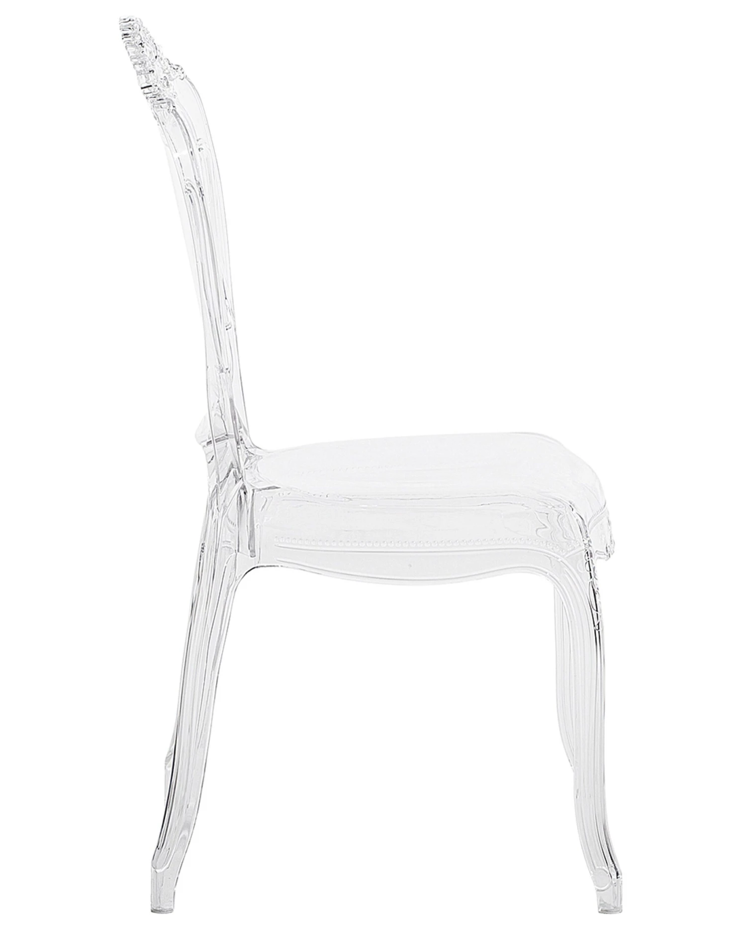 Set Of 2 Accent Chairs Acrylic Clear VERMONT 7 Set Of 2 Accent Chairs Acrylic Clear VERMONT - Image 5