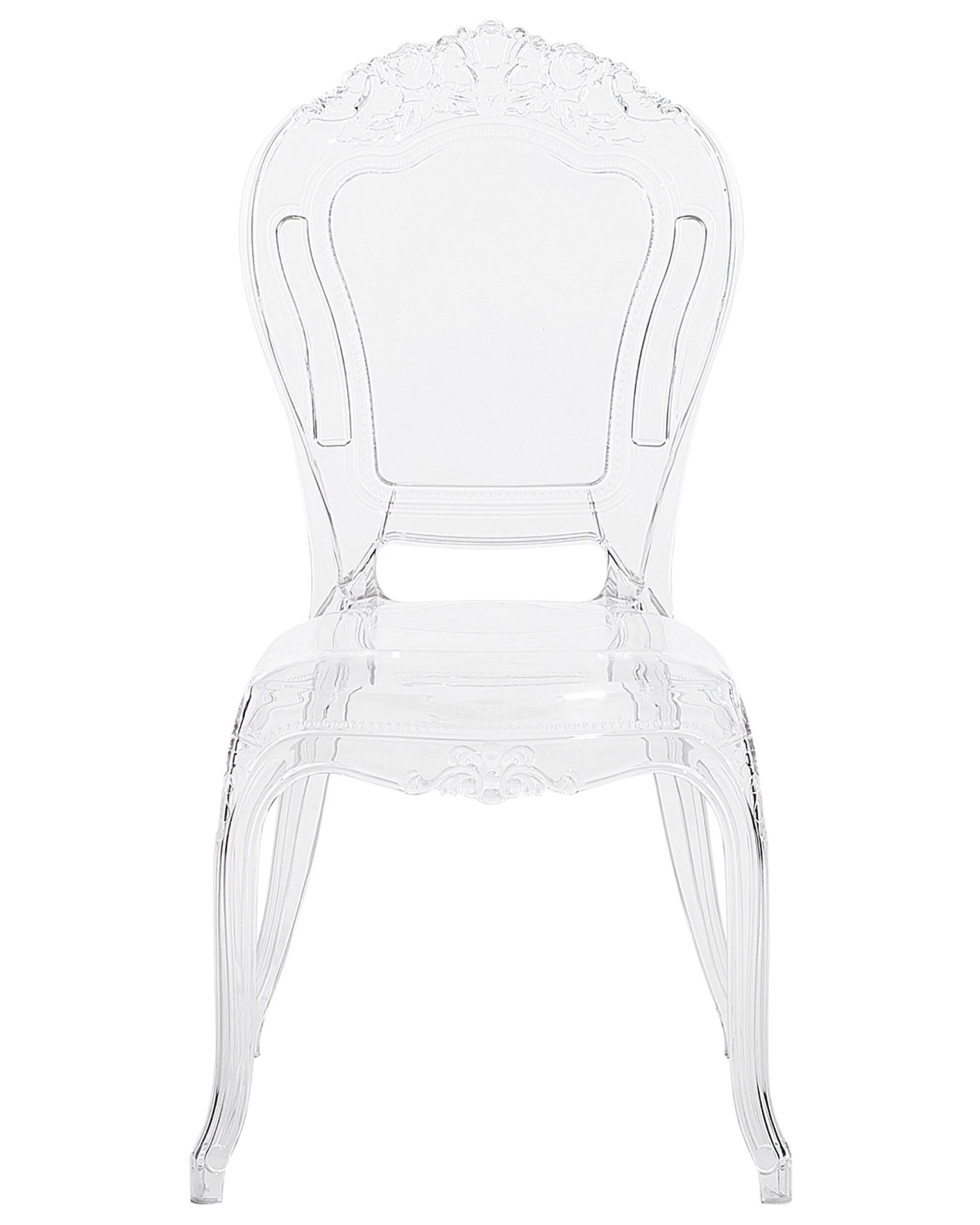 Set Of 2 Accent Chairs Acrylic Clear VERMONT 8 Set Of 2 Accent Chairs Acrylic Clear VERMONT - Image 6
