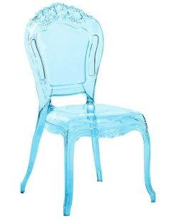 Set Of 2 Accent Chairs Acrylic Transparent Blue VERMONT 15 Set Of 2 Accent Chairs Acrylic Transparent Blue VERMONT -Cheap Furniture Store undef src sa picid 691839 type whitesh image