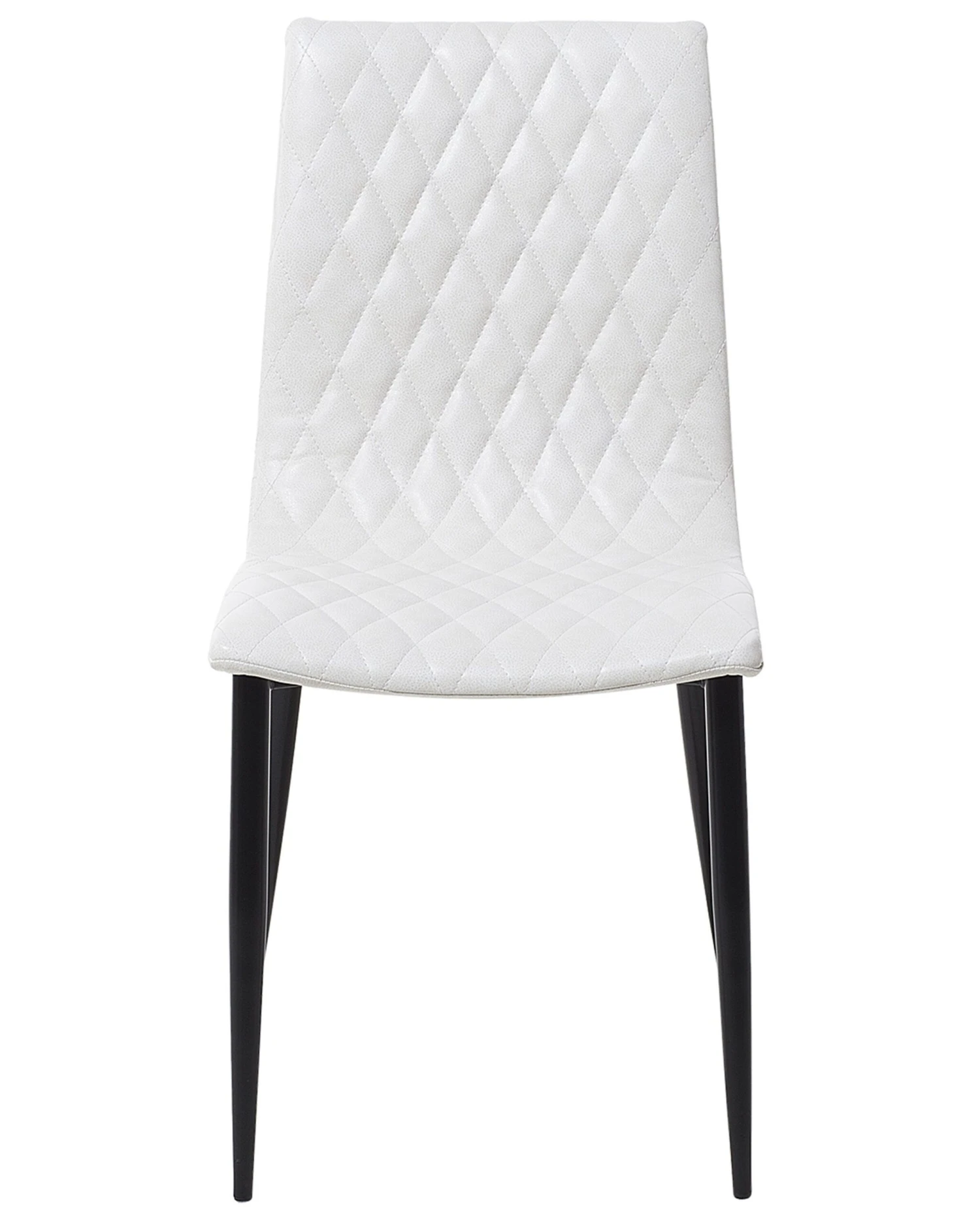 Set Of 2 Dining Chairs Faux Leather Cream MONTANA 6 Set Of 2 Dining Chairs Faux Leather Cream MONTANA - Image 4