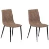 Set Of 2 Dining Chairs Faux Leather Light Brown MONTANA -Cheap Furniture Store undef src sa picid 693005 type whitesh image