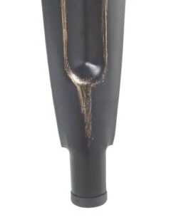 Set Of 2 Metal Stools 76 Cm Black With Gold CABRILLO -Cheap Furniture Store undef src sa picid 694354 type whitesh image