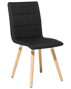 Set Of 2 Fabric Dining Chairs Black BROOKLYN 15 Set Of 2 Fabric Dining Chairs Black BROOKLYN -Cheap Furniture Store undef src sa picid 696368 type whitesh image