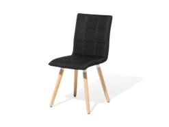 Set Of 2 Fabric Dining Chairs Black BROOKLYN 16 Set Of 2 Fabric Dining Chairs Black BROOKLYN -Cheap Furniture Store undef src sa picid 696370 type whitesh image