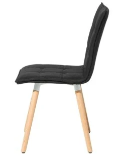 Set Of 2 Fabric Dining Chairs Black BROOKLYN 17 Set Of 2 Fabric Dining Chairs Black BROOKLYN -Cheap Furniture Store undef src sa picid 696371 type whitesh image
