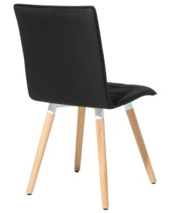 Set Of 2 Fabric Dining Chairs Black BROOKLYN 21 Set Of 2 Fabric Dining Chairs Black BROOKLYN -Cheap Furniture Store undef src sa picid 696381 type whitesh image