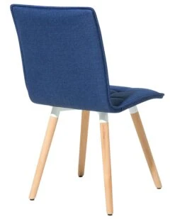 Set Of 2 Fabric Dining Chairs Blue BROOKLYN -Cheap Furniture Store undef src sa picid 696410 type whitesh image
