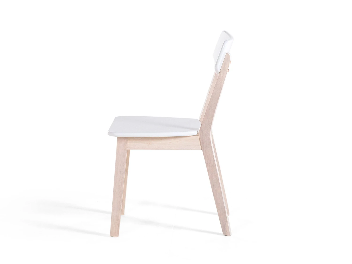 Set Of 2 Wooden Dining Chairs White SANTOS - Image 9