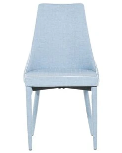 Set Of 2 Fabric Dining Chairs Blue CAMINO -Cheap Furniture Store undef src sa picid 699503 type whitesh image