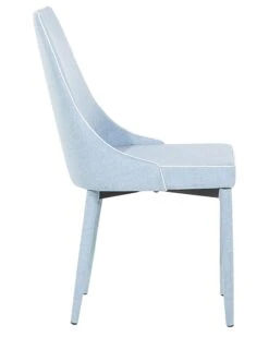 Set Of 2 Fabric Dining Chairs Blue CAMINO -Cheap Furniture Store undef src sa picid 699504 type whitesh image