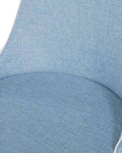 Set Of 2 Fabric Dining Chairs Blue CAMINO -Cheap Furniture Store undef src sa picid 699508 type whitesh image