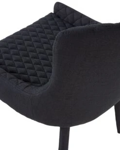 Set Of 2 Fabric Dining Chairs Black SOLANO -Cheap Furniture Store undef src sa picid 699549 type whitesh image