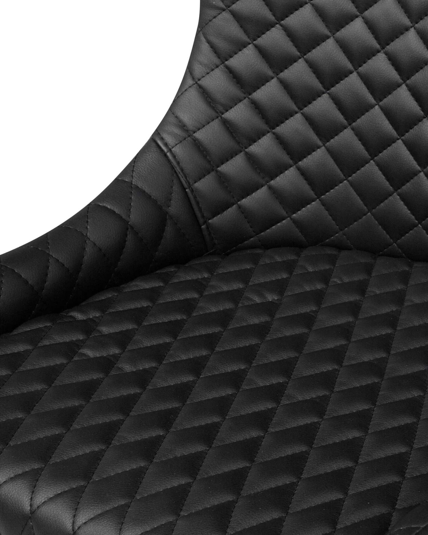 Set Of 2 Dining Chairs Faux Leather Black SOLANO - Image 10