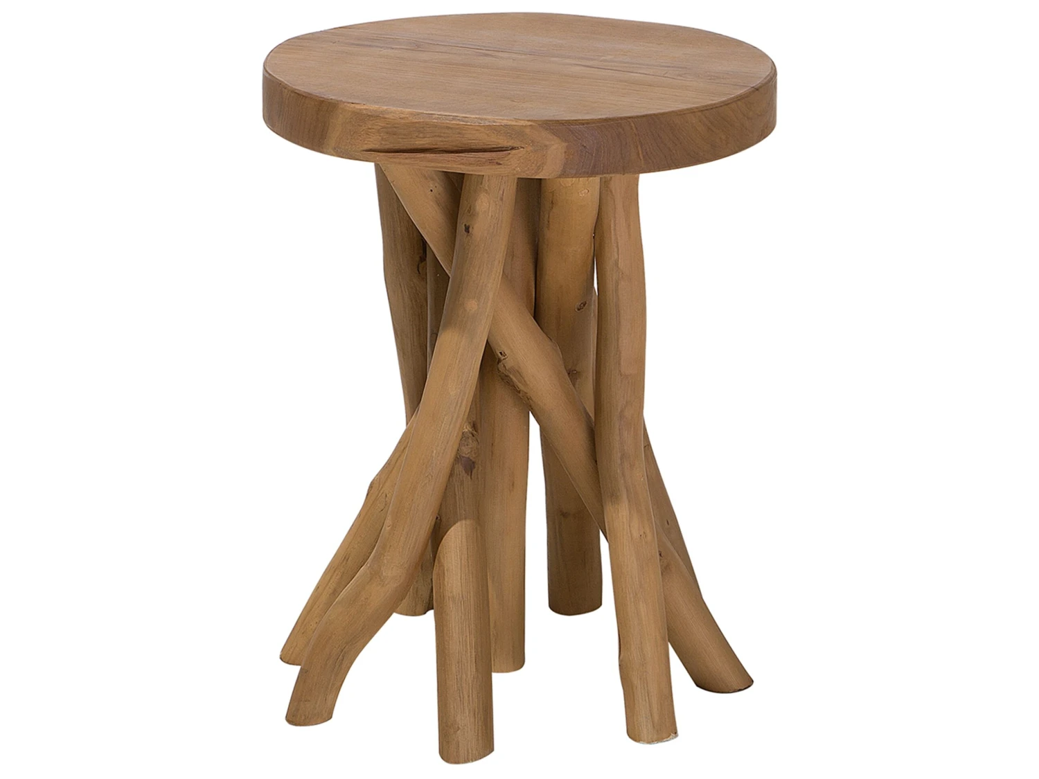 Teak Wood Side Table MERRITT 3 Teak Wood Side Table MERRITT