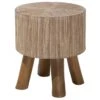 Teak Wood Side Table TULITA
