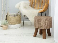 Teak Wood Side Table TULITA -Cheap Furniture Store undef src sa picid 703723 type whitesh image