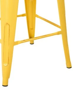 Set Of 2 Metal Stools 60 Cm Yellow With Gold CABRILLO -Cheap Furniture Store undef src sa picid 705359 type whitesh image