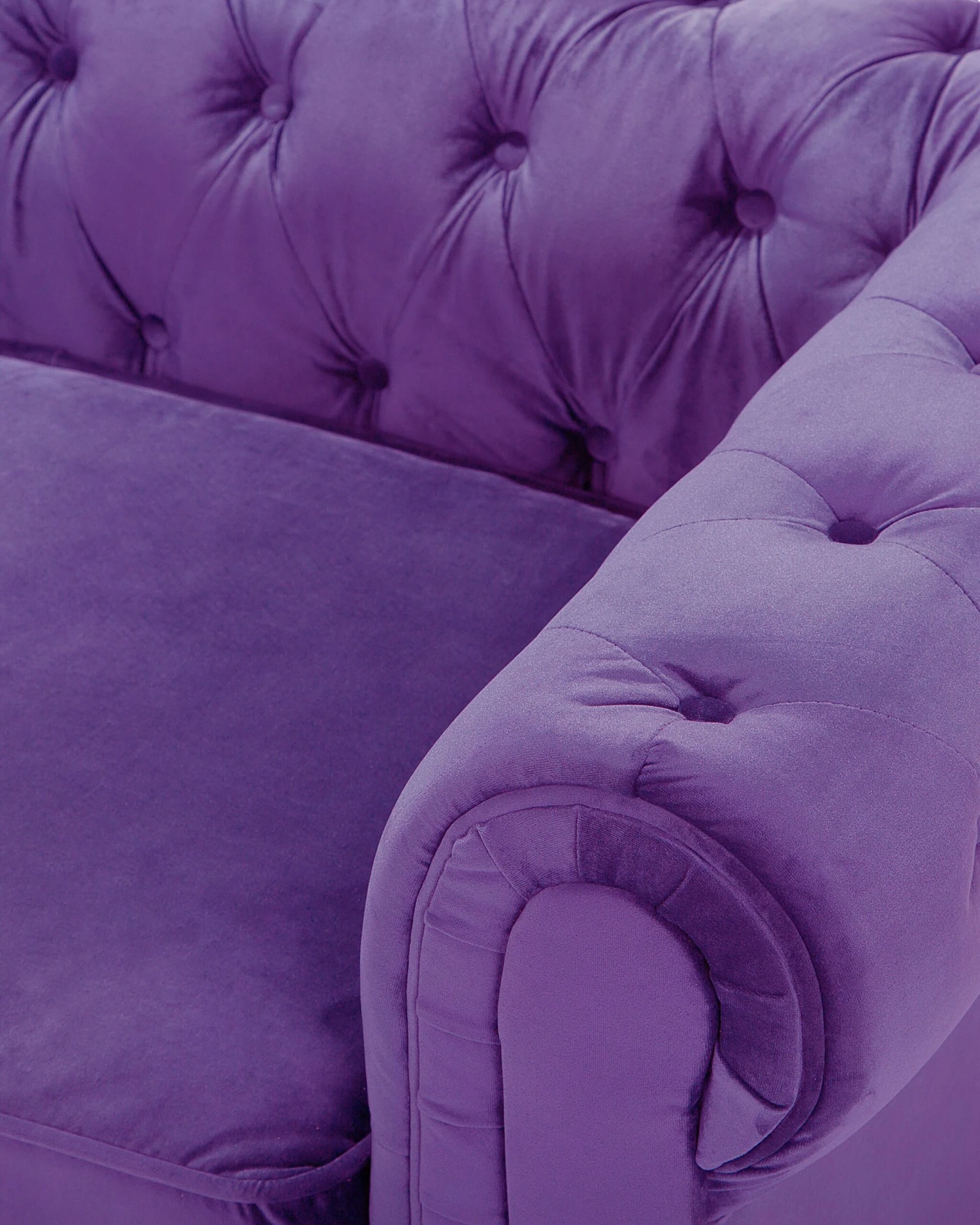 Velvet Armchair Purple CHESTERFIELD 11 Velvet Armchair Purple CHESTERFIELD - Image 9