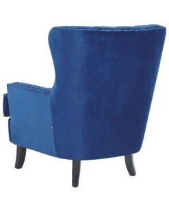 Velvet Armchair Cobalt Blue VIBORG II -Cheap Furniture Store undef src sa picid 708305 type whitesh image