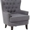 Fabric Armchair Dark Grey VIBORG II