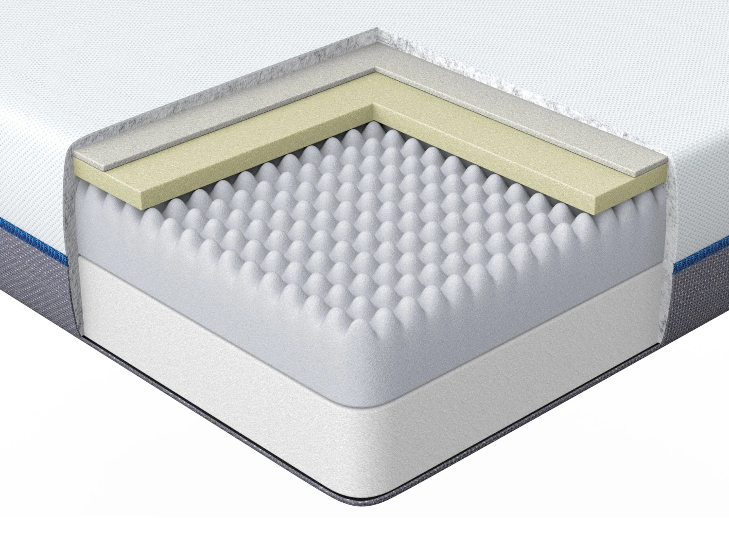 Memory Foam Mattress With Removable Cover GLEE Various Sizes - Image 2