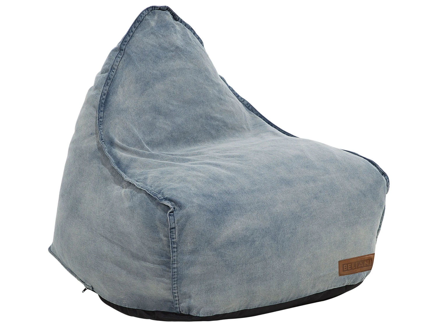 Denim Bean Bag Chair Blue DROP 3 Denim Bean Bag Chair Blue DROP