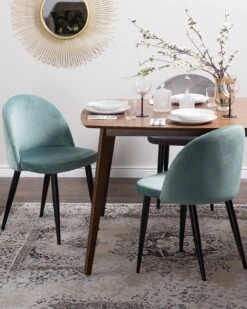 Dining Table 150 X 90 Cm Dark Wood IRIS -Cheap Furniture Store undef src sa picid 711007 type color image