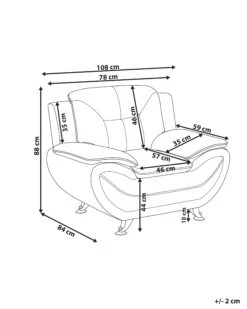 Faux Leather Armchair White LEIRA -Cheap Furniture Store undef src sa picid 711228 type whitesh image